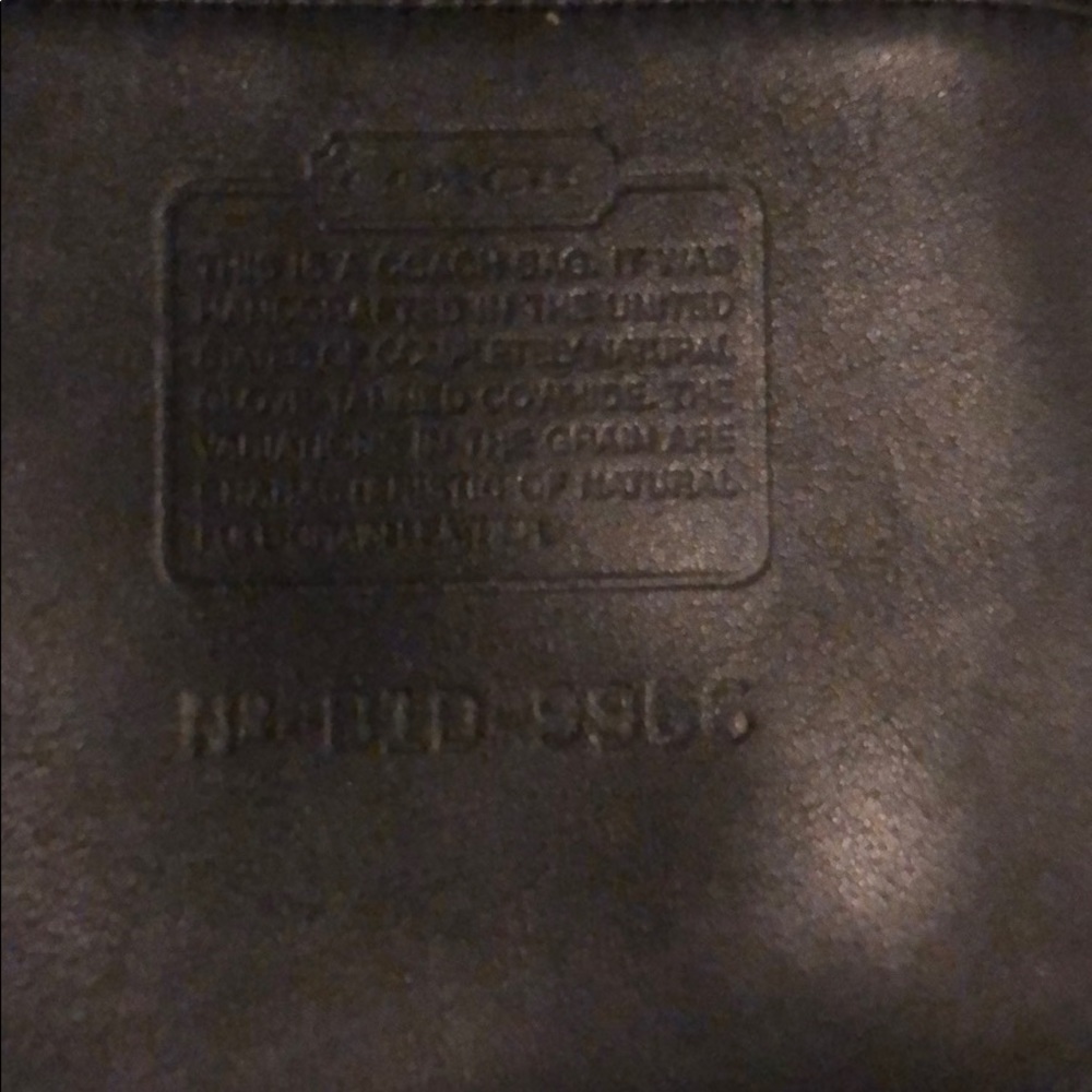 Black Vintage COACH bag.